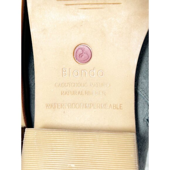 Blondo Lanka Waterproof Suede Bootie in Dark Grey - Sz 10 - Picture 7 of 12